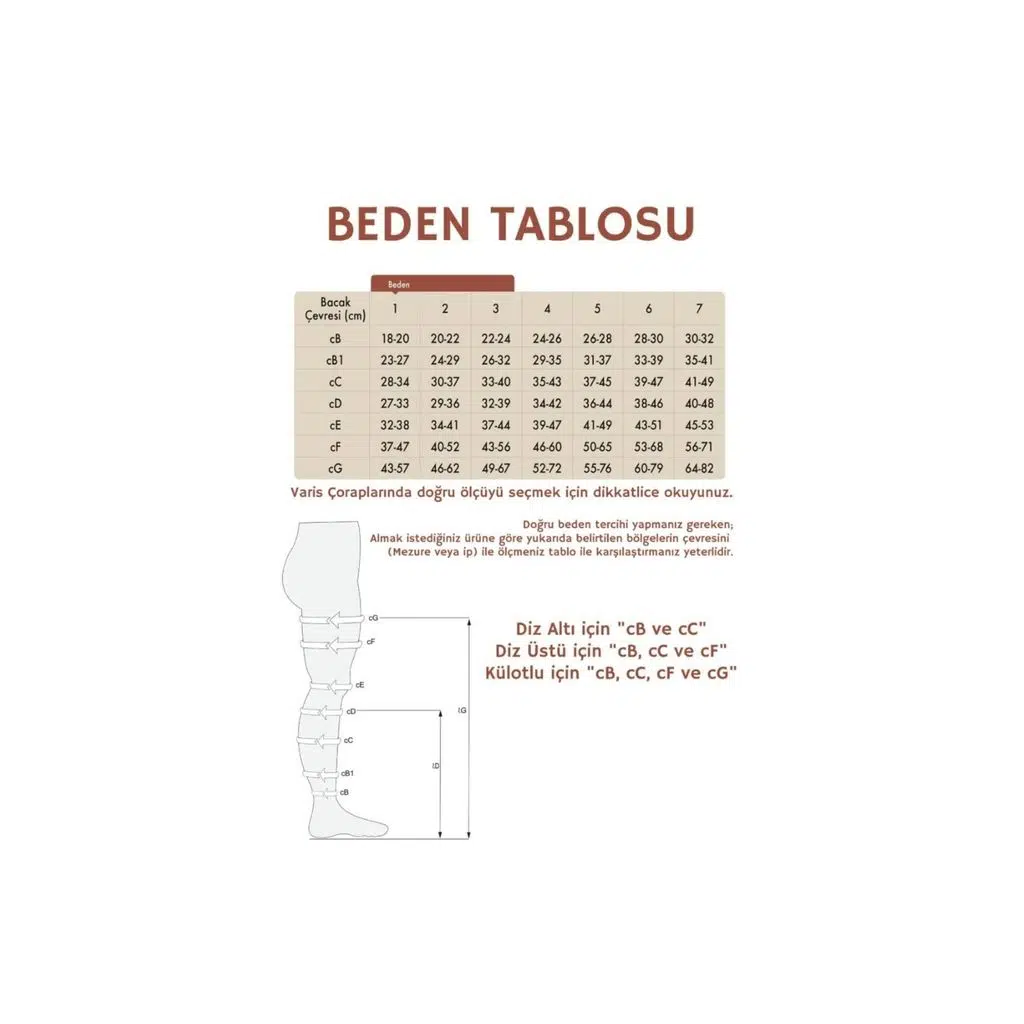 9241 Classic Orta Basınç Külotlu Burnu Kapalı Çorap(Kısa boy) - Bej