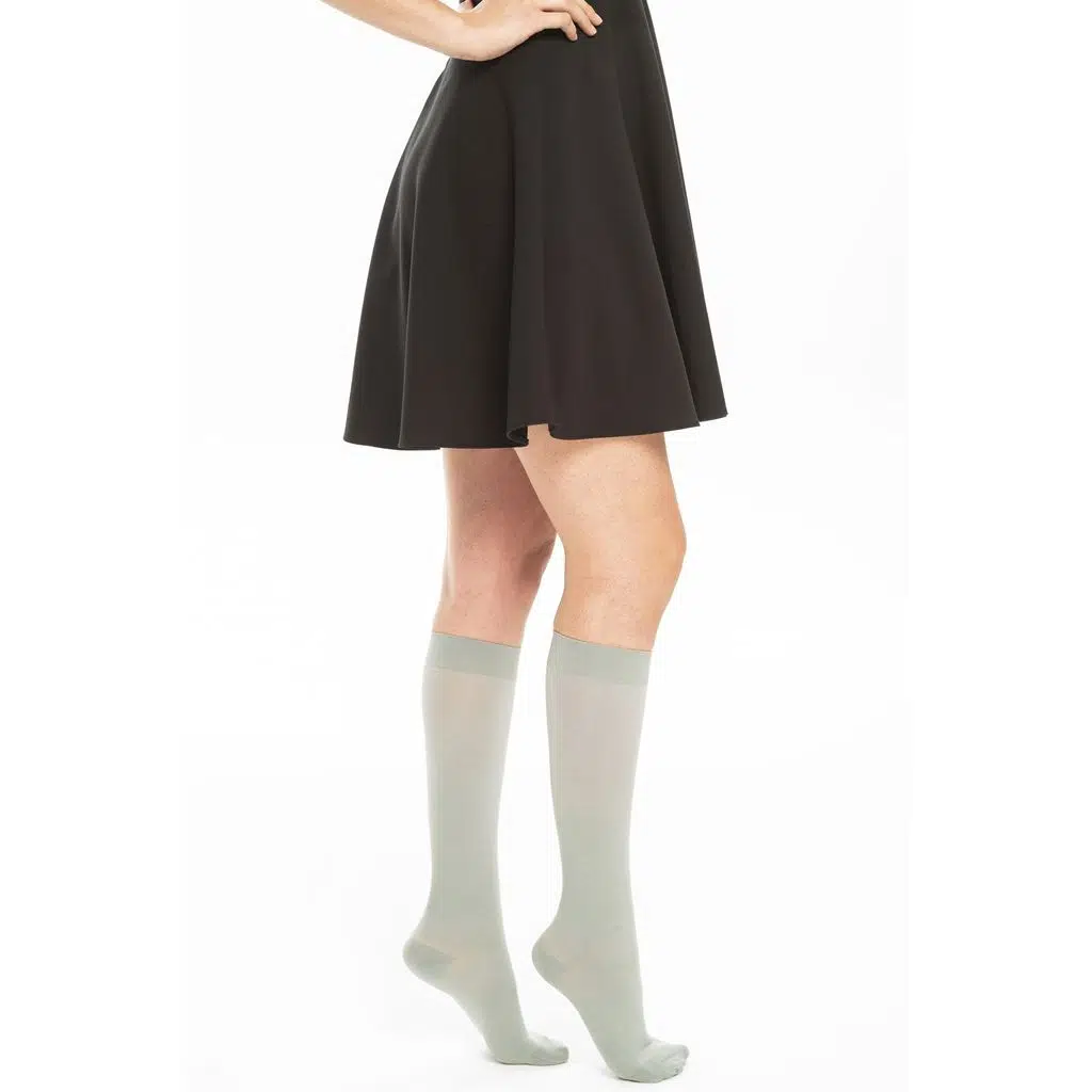 V20112 Varicease Glamour 40 Den Diz Altı Kapalı Burun Destek Çorabı - Duman Grisi